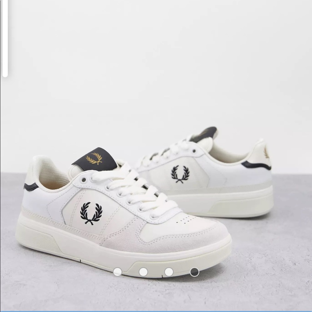 Fred Perry B300 Leather Trainer Sneakers
